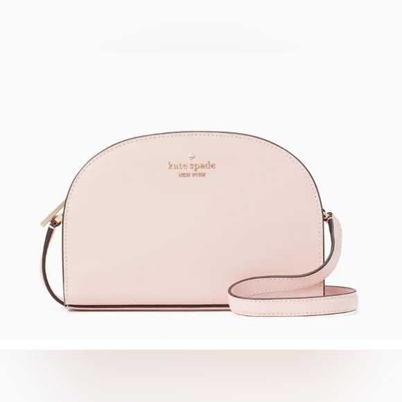 kate spade Handbags - Kate Spade Perry Leather Dome Crossbody Chalk Pink
